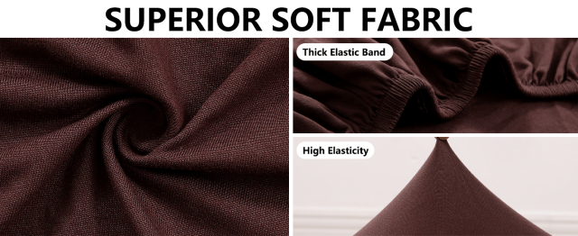 Slipcover-Plain Sofa Slipcovers-Chocolate