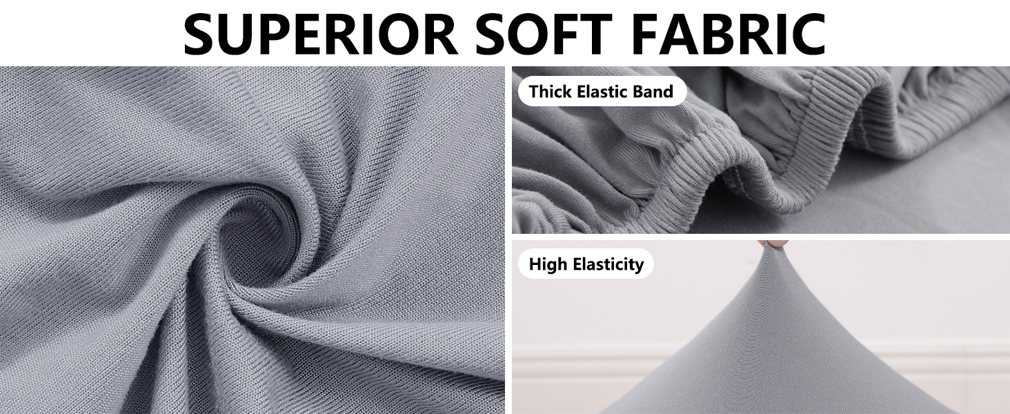 Slipcover-Plain Sofa Slipcovers-Light Gray