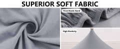 Slipcover-Plain Sofa Slipcovers-Light Gray