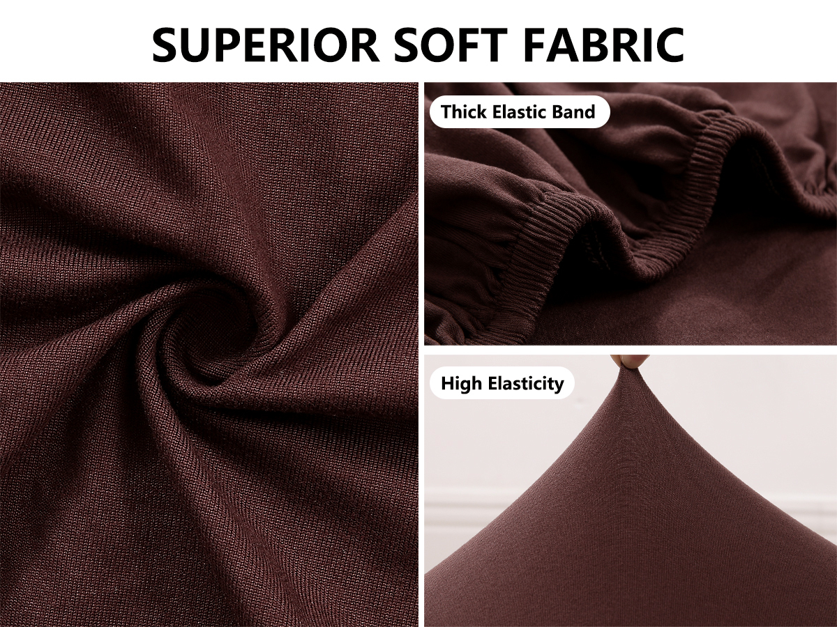 Slipcover-Plain Sofa Slipcovers-Chocolate