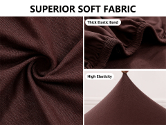 Slipcover-Plain Sofa Slipcovers-Chocolate