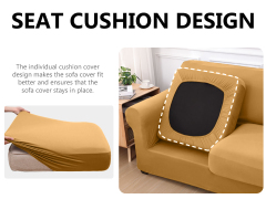 Slipcover-Plain Sofa Slipcovers-Camel