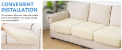 Diamond Lattice Couch Cushion Covers-Beige