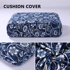Printed Sofa Couch Cushion Covers- Blue