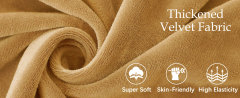 Velvet Stretch Couch Cushion Covers-Camel