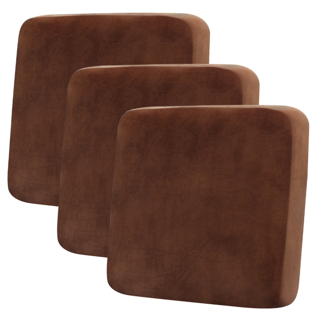 Velvet Stretch Couch Cushion Covers-Brown