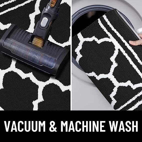 Rugs&Mats-Resist Dirt and Absorbent Entrance Mat-Black
