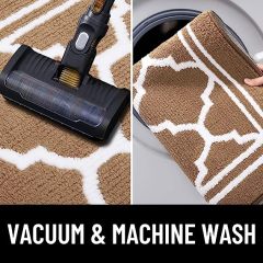Rugs&Mats-Resist Dirt and Absorbent Entrance Mat-Brown