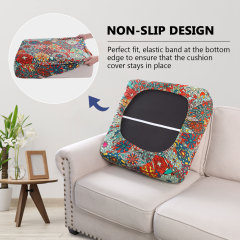 Printed Sofa Couch Cushion Covers- Red