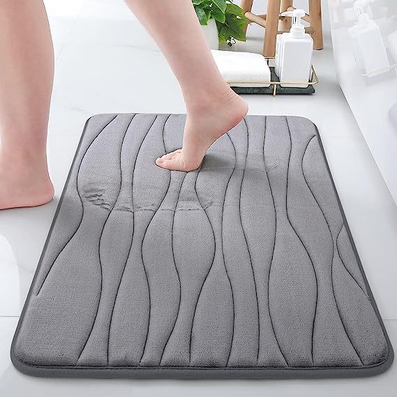 Rugs&Mats-Memory Foam Bathroom Rug-Dark Grey