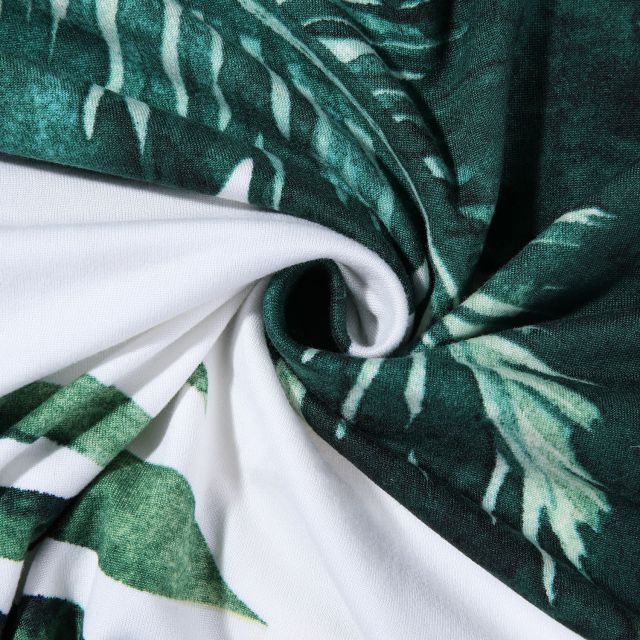 Printed Sofa Couch Cushion Covers-Green