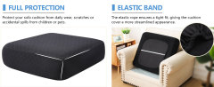 Diamond Lattice Couch Cushion Covers-Black
