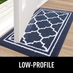 Rugs&Mats-Resist Dirt and Absorbent Entrance Mat-Navy Blue