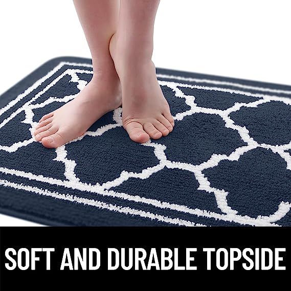 Rugs&Mats-Resist Dirt and Absorbent Entrance Mat-Navy Blue