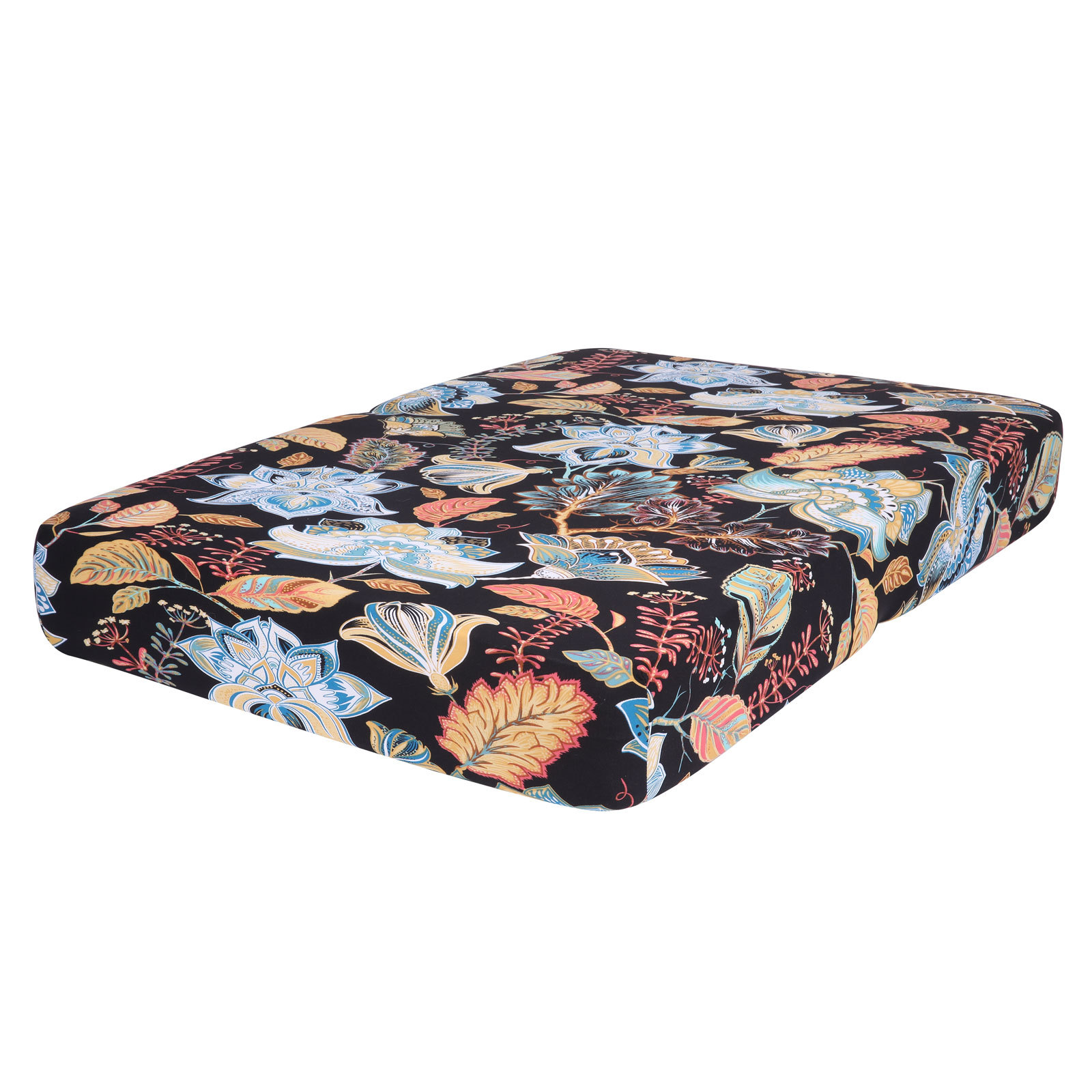 Printed Sofa Couch Cushion Covers-Black yellow