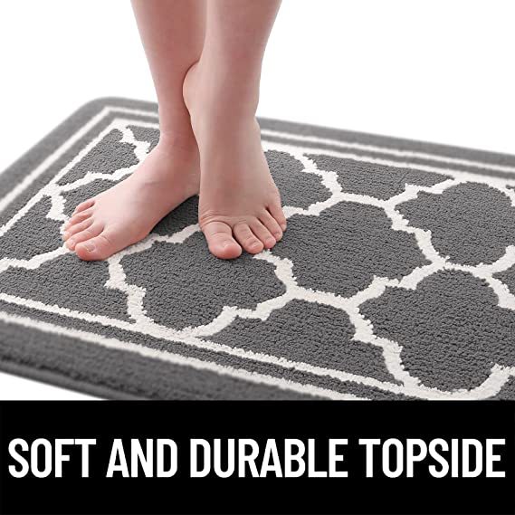 Rugs&Mats-Resist Dirt and Absorbent Entrance Mat-Grey