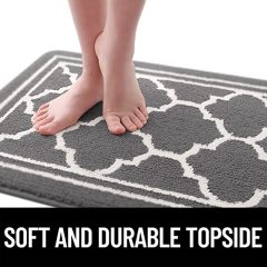 Rugs&Mats-Resist Dirt and Absorbent Entrance Mat-Grey