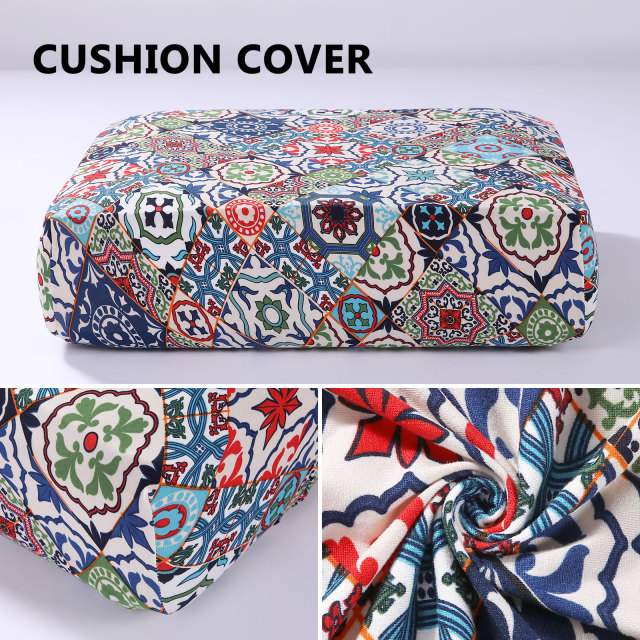 Printed Sofa Couch Cushion Covers-Light Beige