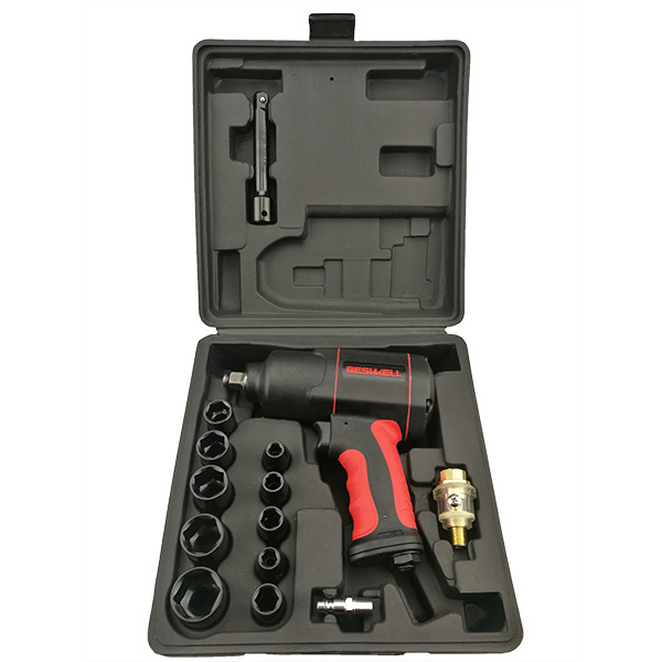 Paquete PRO con 17 piezas. Kit para la llave neumá