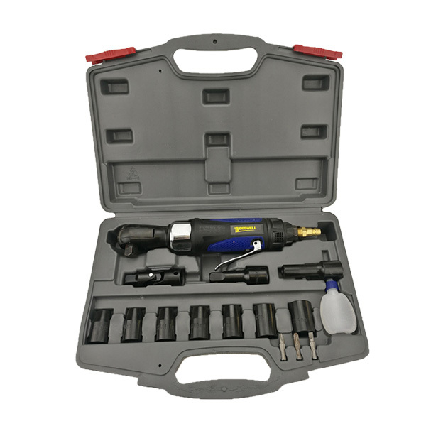 16pcs PRO 1/2” (3/8”) Air Ratchet Wrench Kit