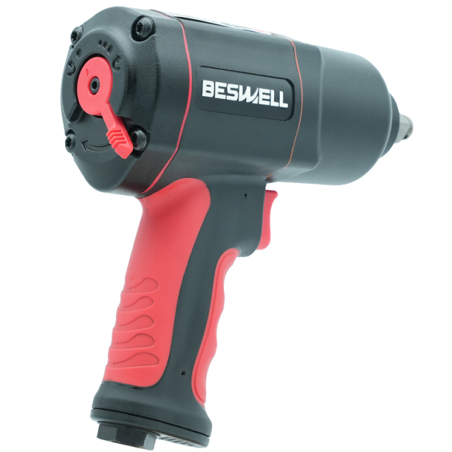 BW-112FN PRO Air Impact Wrench-1600 N.M Max Loosen torque,Pneumatic Impact Wrench,High torque Impact Gun,1/2” Impact Driver with Twin Hammer Mechanism