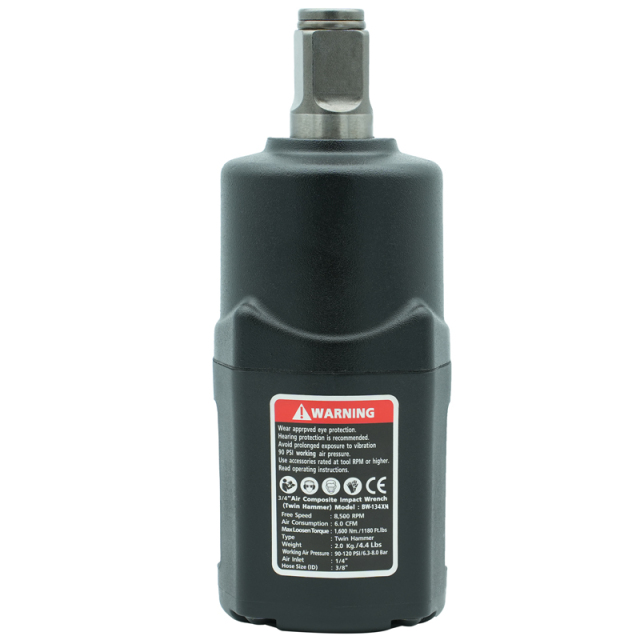 BW-134XN       3/4" Mini Twin Hammer Composite Impact Wrench