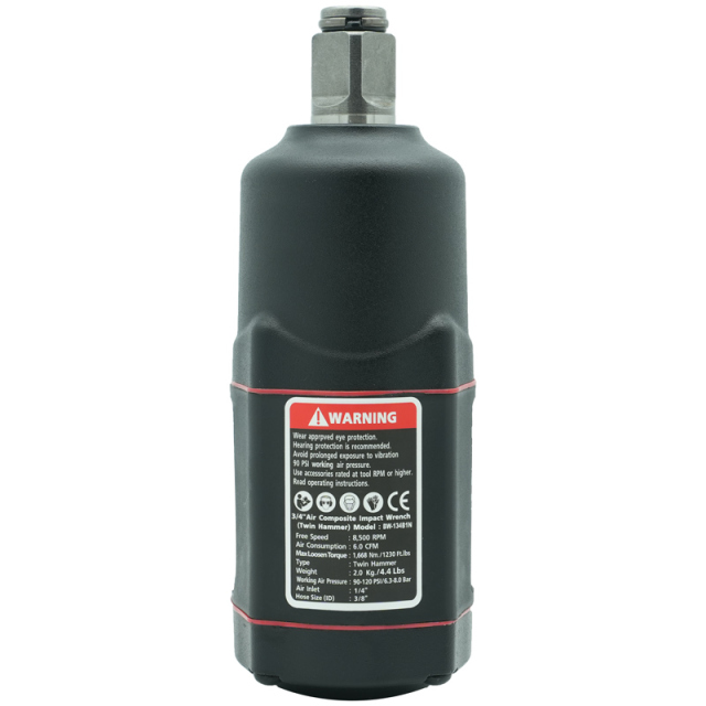 BW-134B1N  3/4" Mini Twin Hammer Composite Impact Wrench