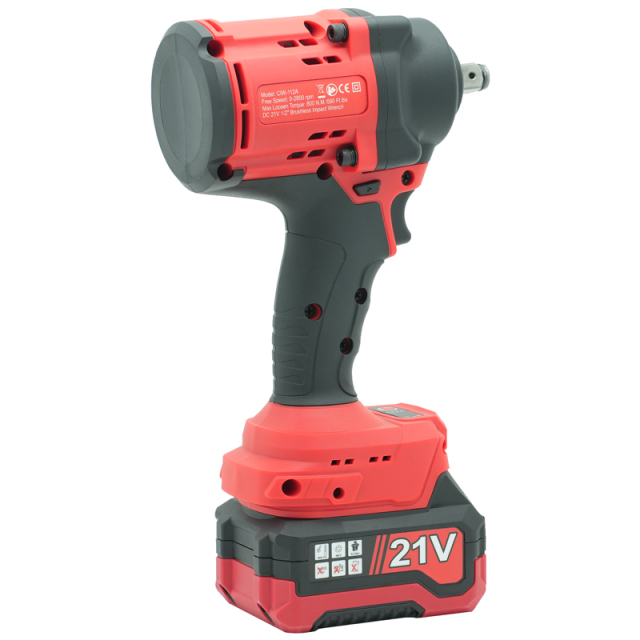 1/2-Inch 550N.M/ 405 FT.LBS Max Loosen Torque Cordless Impact Wrench