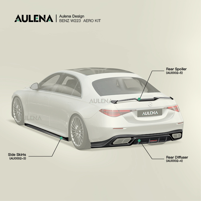Mercedes-Benz S-Class(W223) Aulena Design dry carbon performance body kit