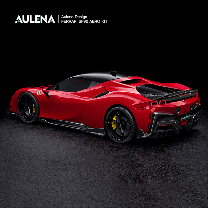 FERRARI SF90 Aulena Design dry carbon performance body kit