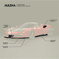 FERRARI SF90 Aulena Design dry carbon performance body kit