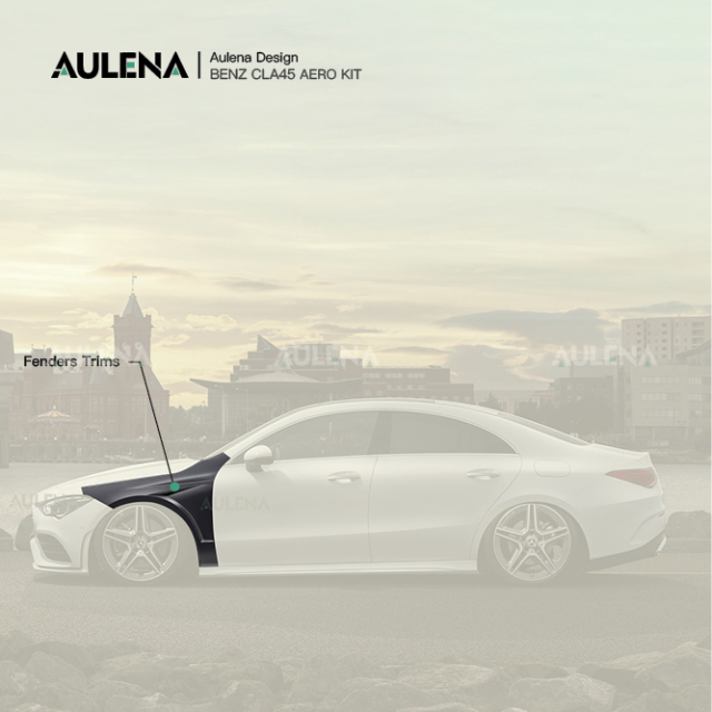 BENZ CLA45 Aulena Design dry carbon performance Fenders