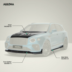 Bentley Bentayga Aulena Design dry carbon performance body kit