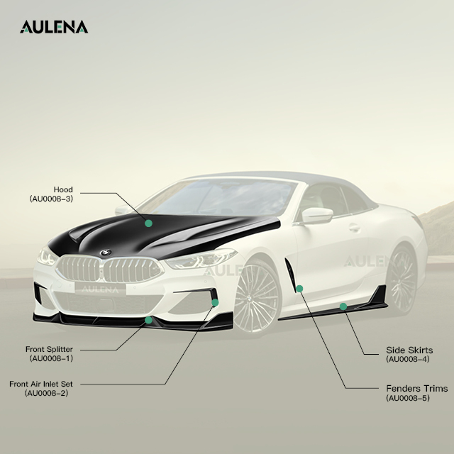 BMW 8 Series(G14) Aulena Design dry carbon performance body kit