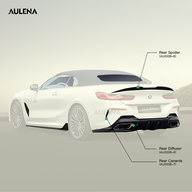 BMW 8 Series(G14) Aulena Design dry carbon performance body kit