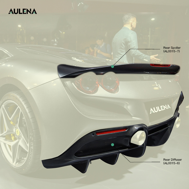 Ferrari F8 OEM Style dry carbon performance body kit
