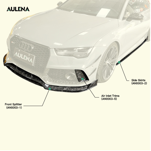 Audi RS7 Aulena Style dry carbon performance body kit