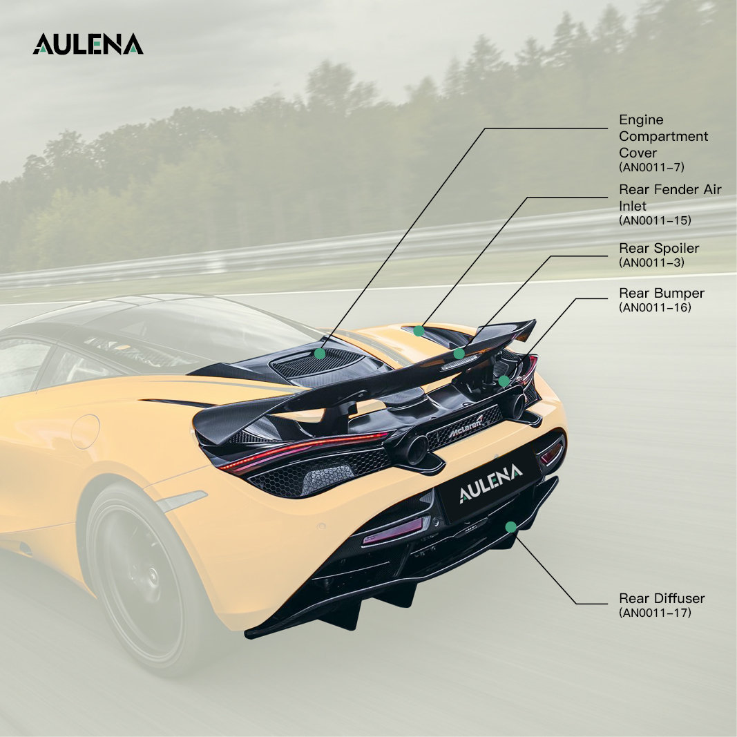 McLaren 720S OEM Style dry carbon performance body kit