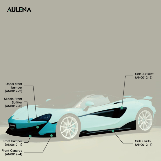 McLaren 540/570/600LT upgrade 600LT Style dry carbon performance body kit