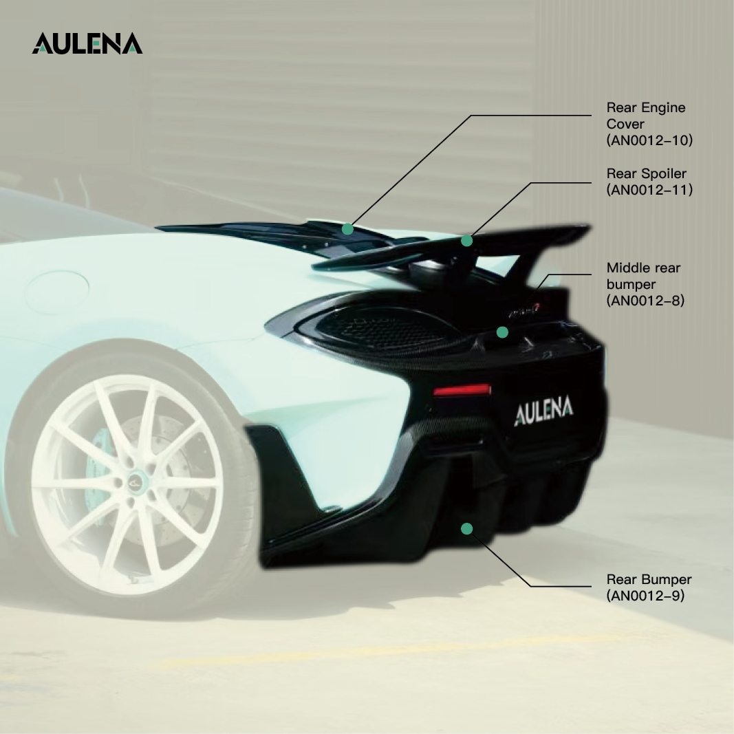 McLaren 540/570/600LT upgrade 600LT Style dry carbon performance body kit