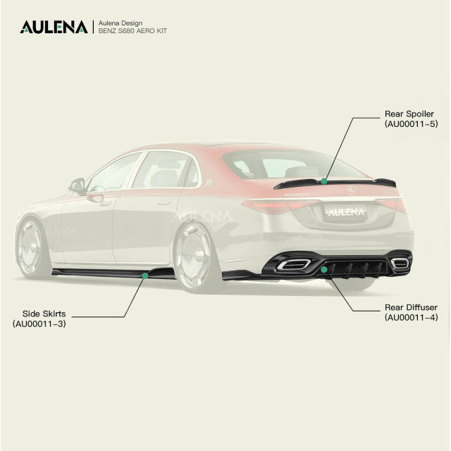 Mercedes-Benz S-Class(W223) Maybach Aulena Design dry carbon performance body kit