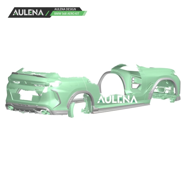 BMW X6M Aulena Design dry carbon performance body kit