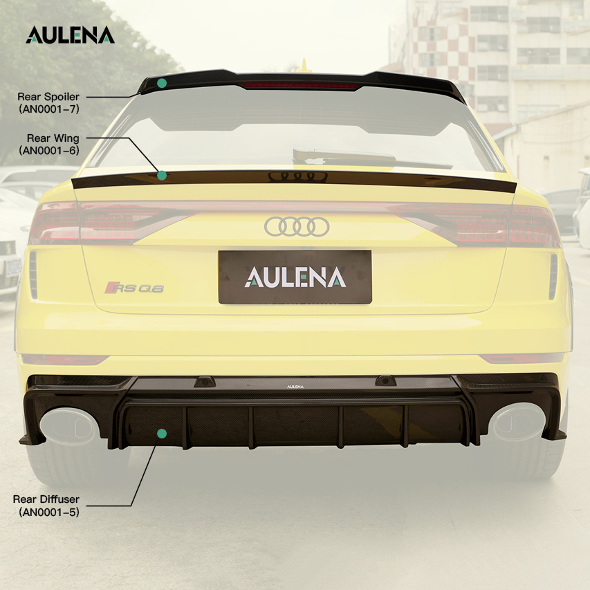 Audi RSQ8 Aulena Design dry carbon performance body kit