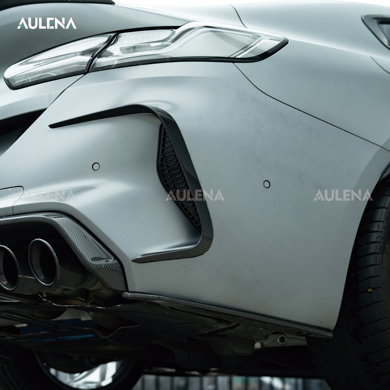 BMW M8(F93) Aulena Design dry carbon Rear Canards
