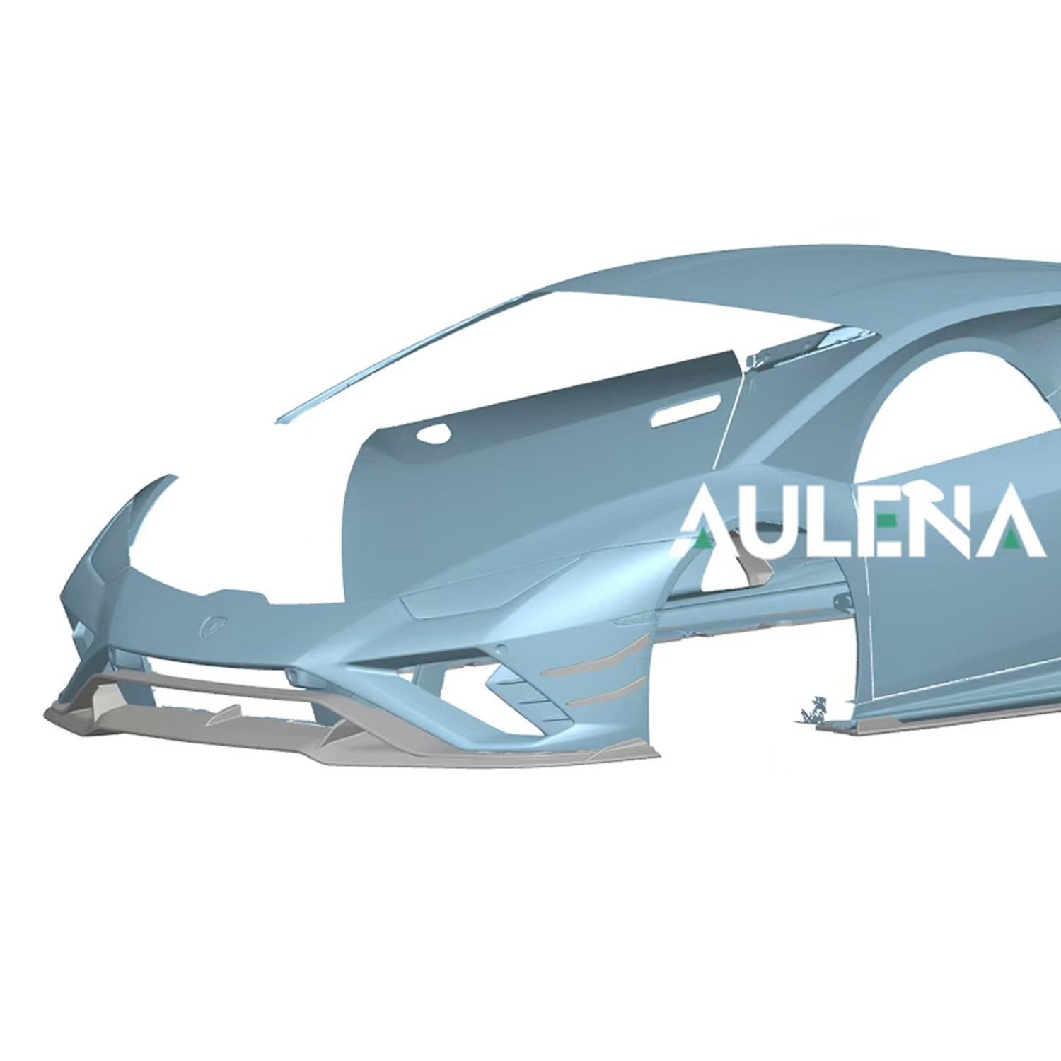 Aulena Design dry carbon performance V1 Front Lip