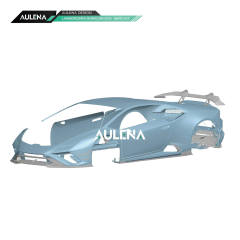 Aulena Design dry carbon performance V1 Front Lip