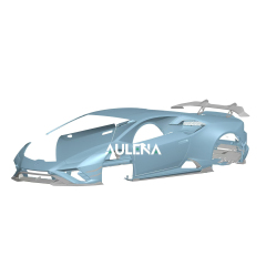 Lamborghini Huracan EVO Aulena Design dry carbon V1 Side Skirts