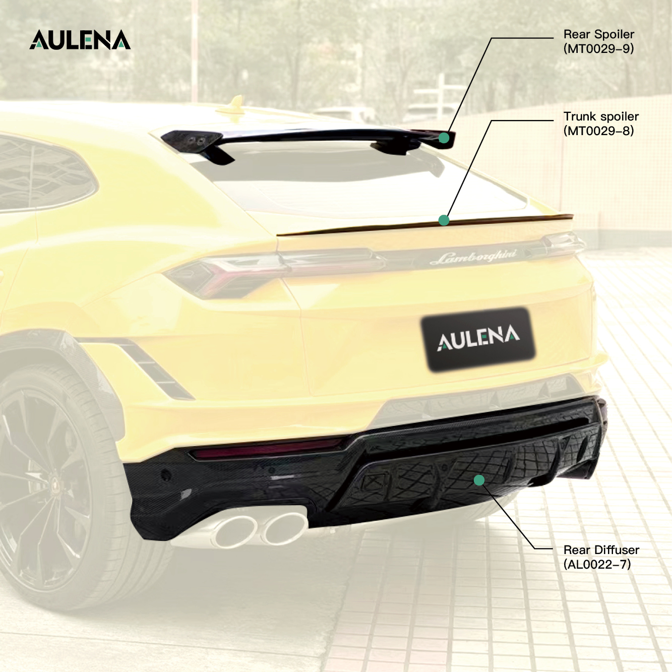 Lamborghini URUS OEM Style dry carbon performance body kit