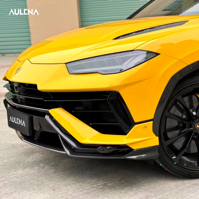 Lamborghini URUS OEM Style dry carbon performance Front Corner Splitter