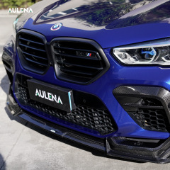 BMW X6M Aulena Design dry carbon performance Front Splitter